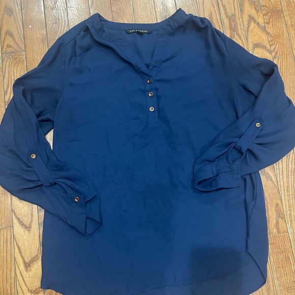 Zac & Rachel navy hi-low tank Size L - Picture 4 of 10